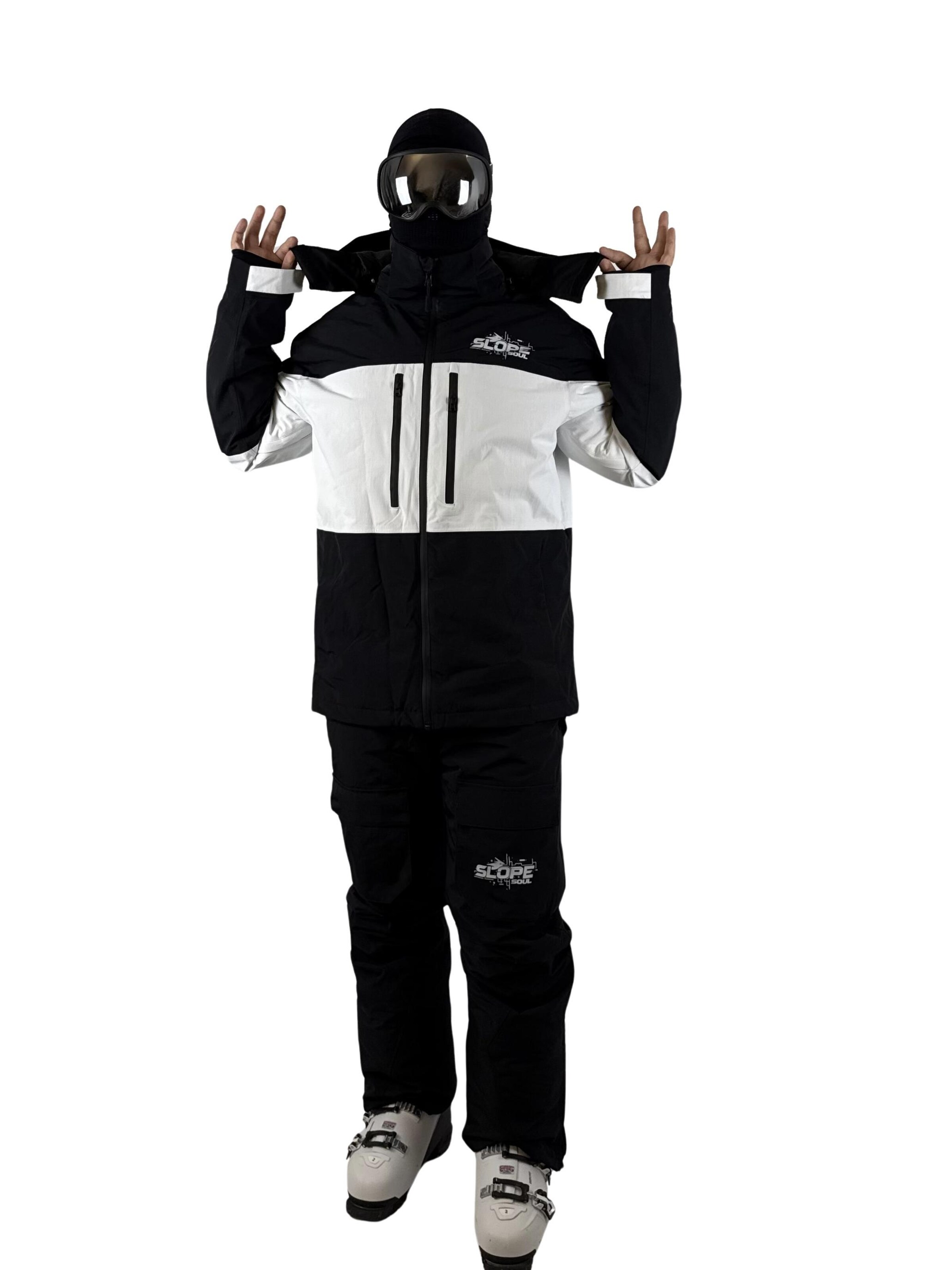 Giacca invernale 'Axis Ski & Snowboard Jacket' di Slope Soul in nero