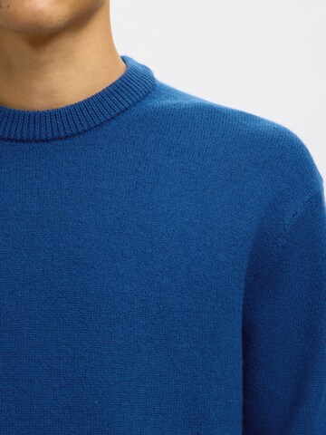 SELECTED Pullover i blå