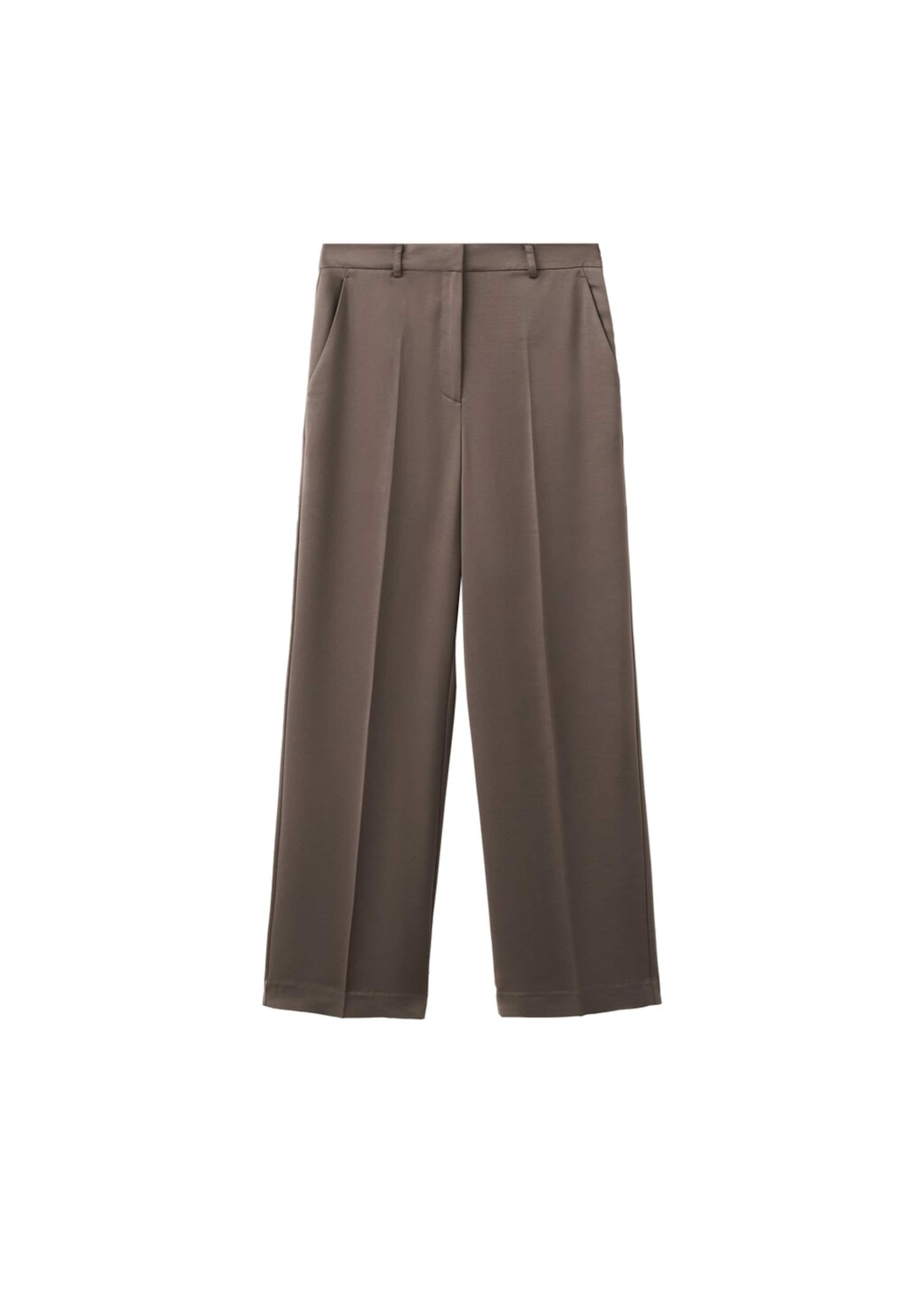 MANGO Pleated Pants 'Rob-W' in Chocolate, Item view