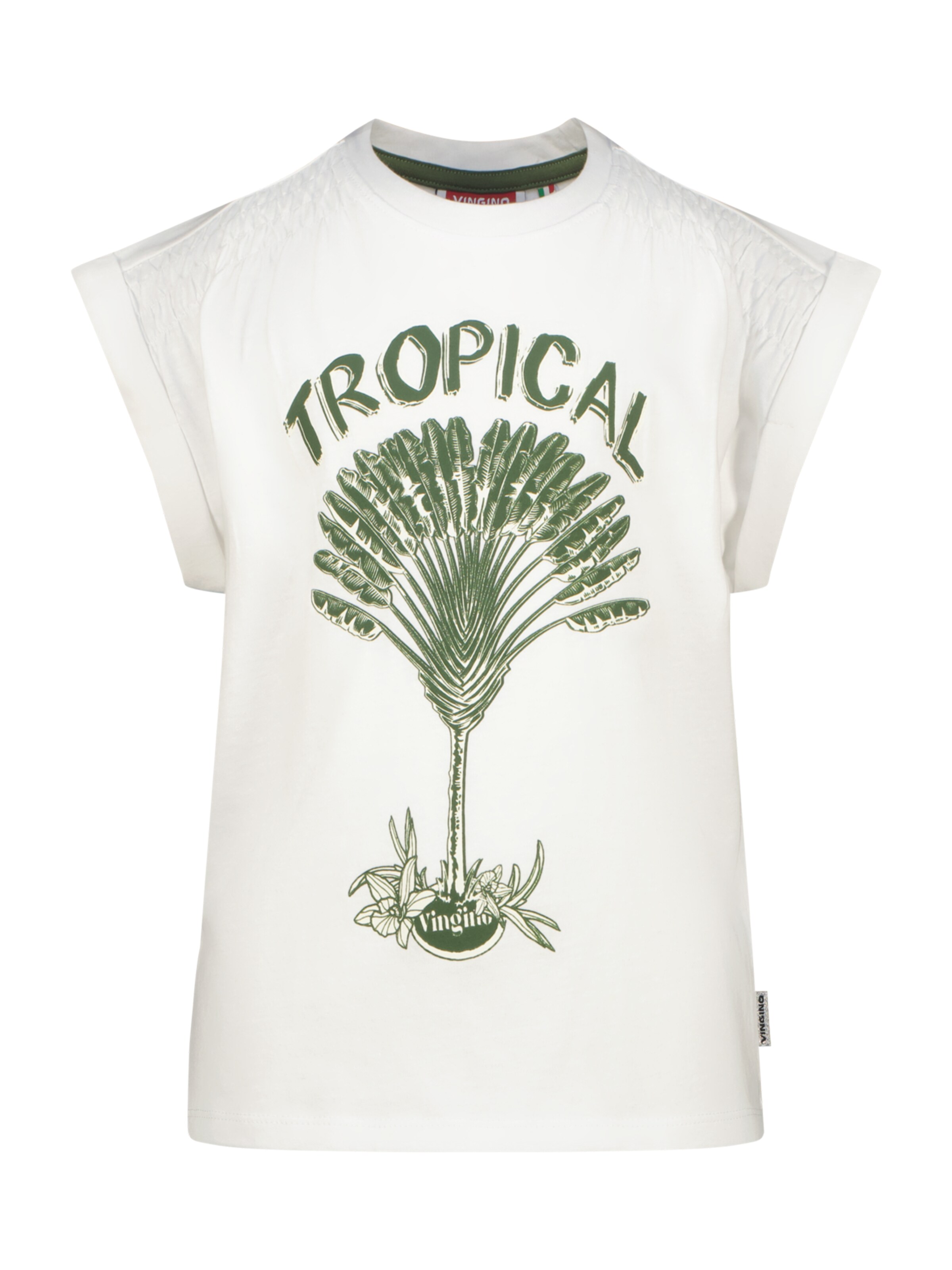 VINGINO Koszulka 'Halia' w kolorze biały: przód