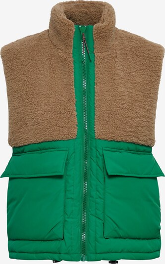 Gilet 'CAIDA' The Jogg Concept di colore caramello / verde erba, Visualizzazione prodotti