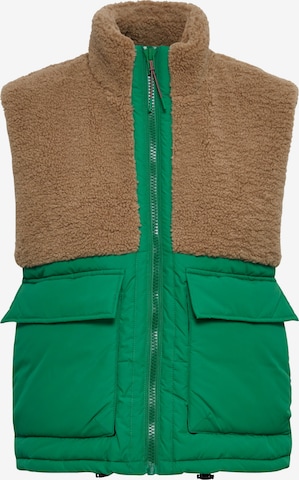 The Jogg Concept Bodywarmer 'CAIDA' in Groen: voorkant