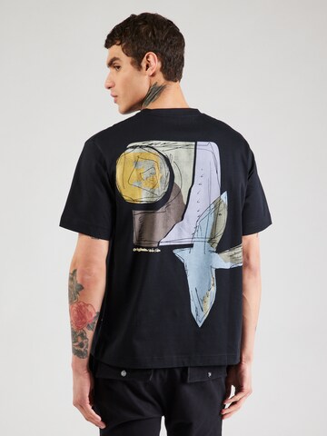 Maglietta 'JORPAROS' di JACK & JONES in nero: frontale