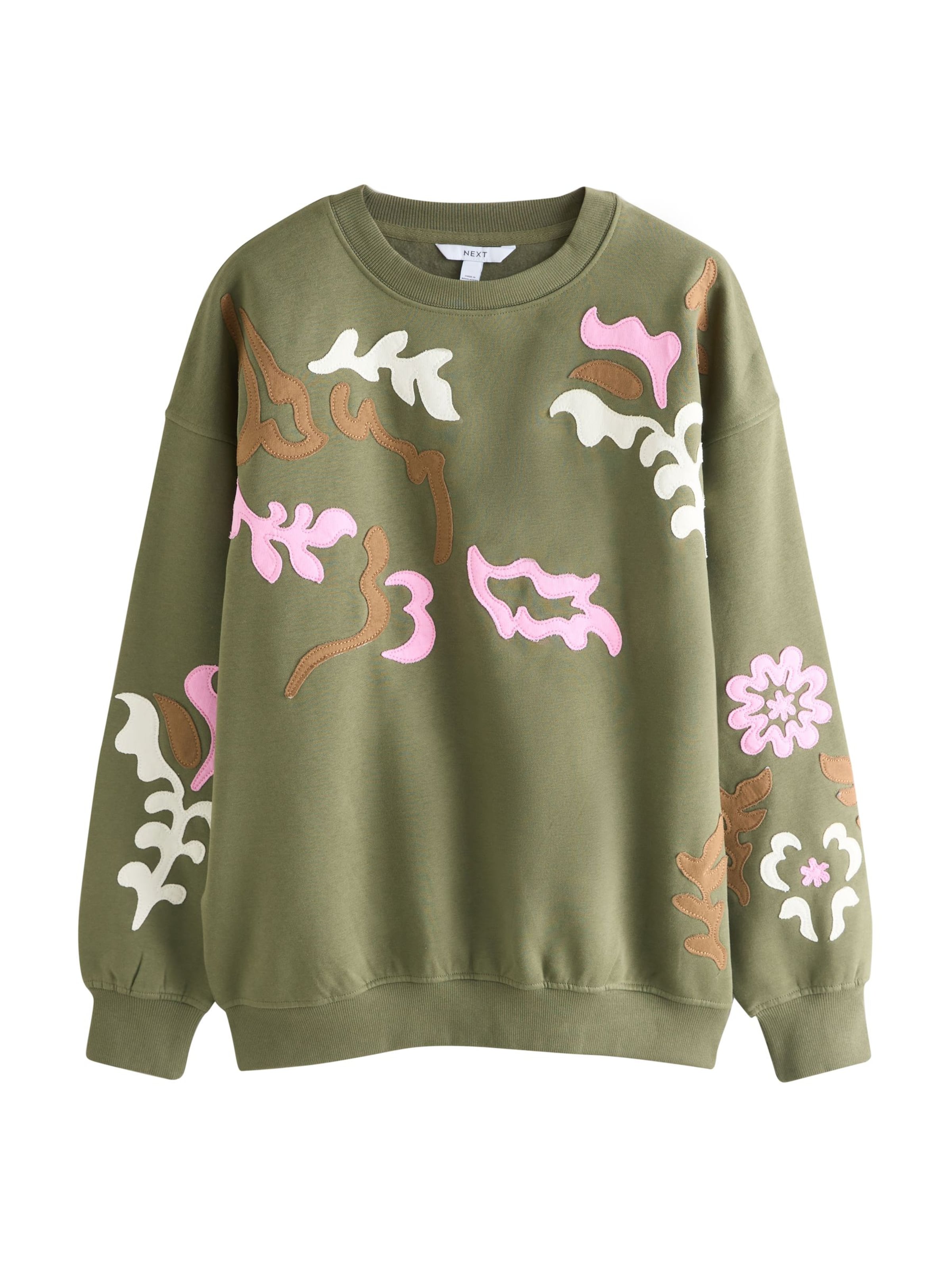 Felpa di Next in verde: frontale