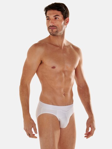 Slip ' Mini Briefs HO1 ' HOM en bleu : devant