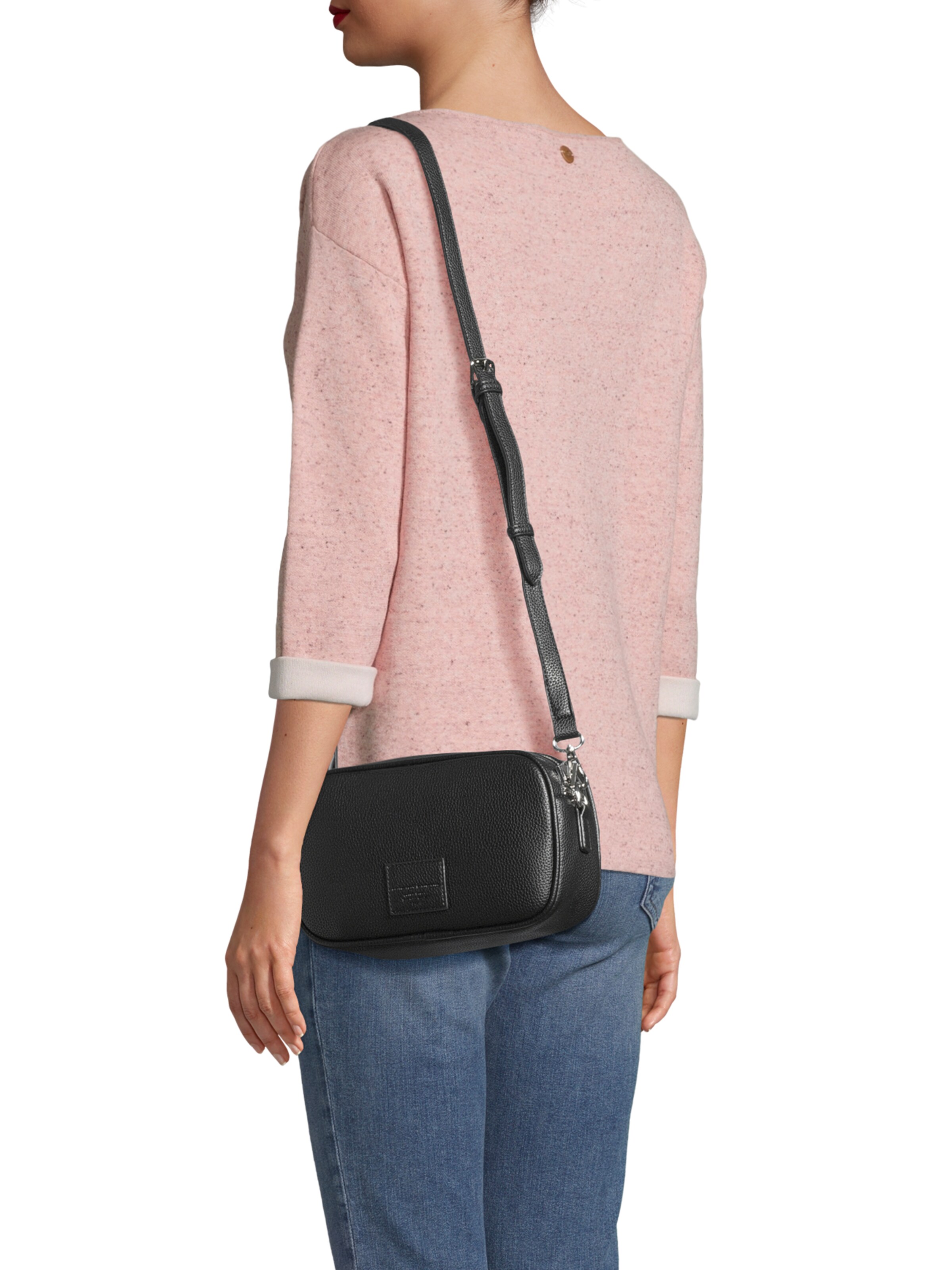 Borsa a tracolla 'MALVIK' di Seidenfelt in nero: frontale