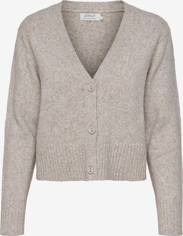 ONLY Knit Cardigan 'Macadamia' in Beige: front
