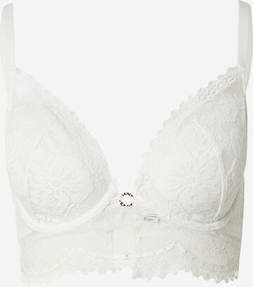 ETAM Bralette Bra 'INDOMPTEE' in White: front