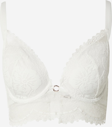 Bustier Soutien-gorge 'INDOMPTEE' ETAM en blanc : devant