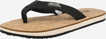 JACK WOLFSKIN T-bar sandals 'ECOSTRIDE 2 SLIPPER W' in Grey: front