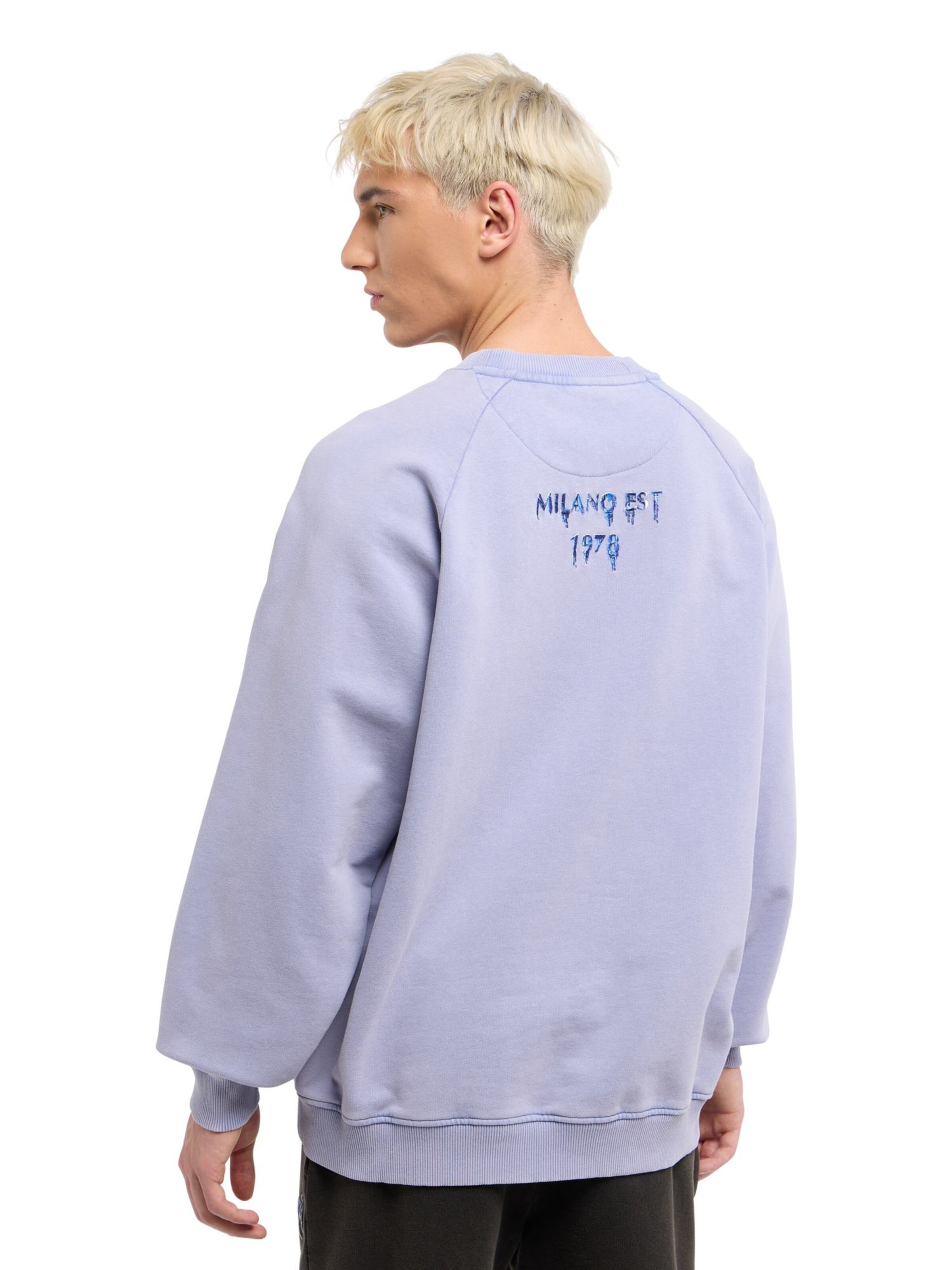 Carlo Colucci Sweatshirt 'Erspamer' in Blau