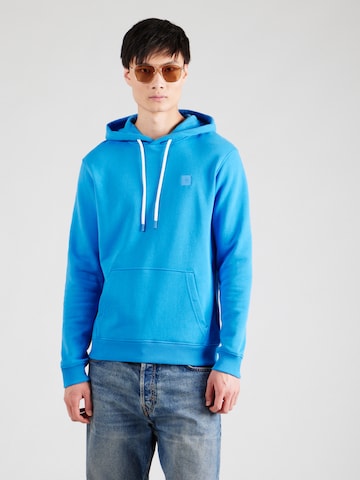 SCOTCH & SODA Sweatshirt 'Seasonal Core' i blå: framsida
