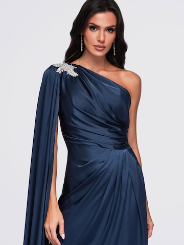 Ombre Abendkleid‌‌‌ in Blau
