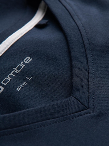 Ombre Shirt in Blauw