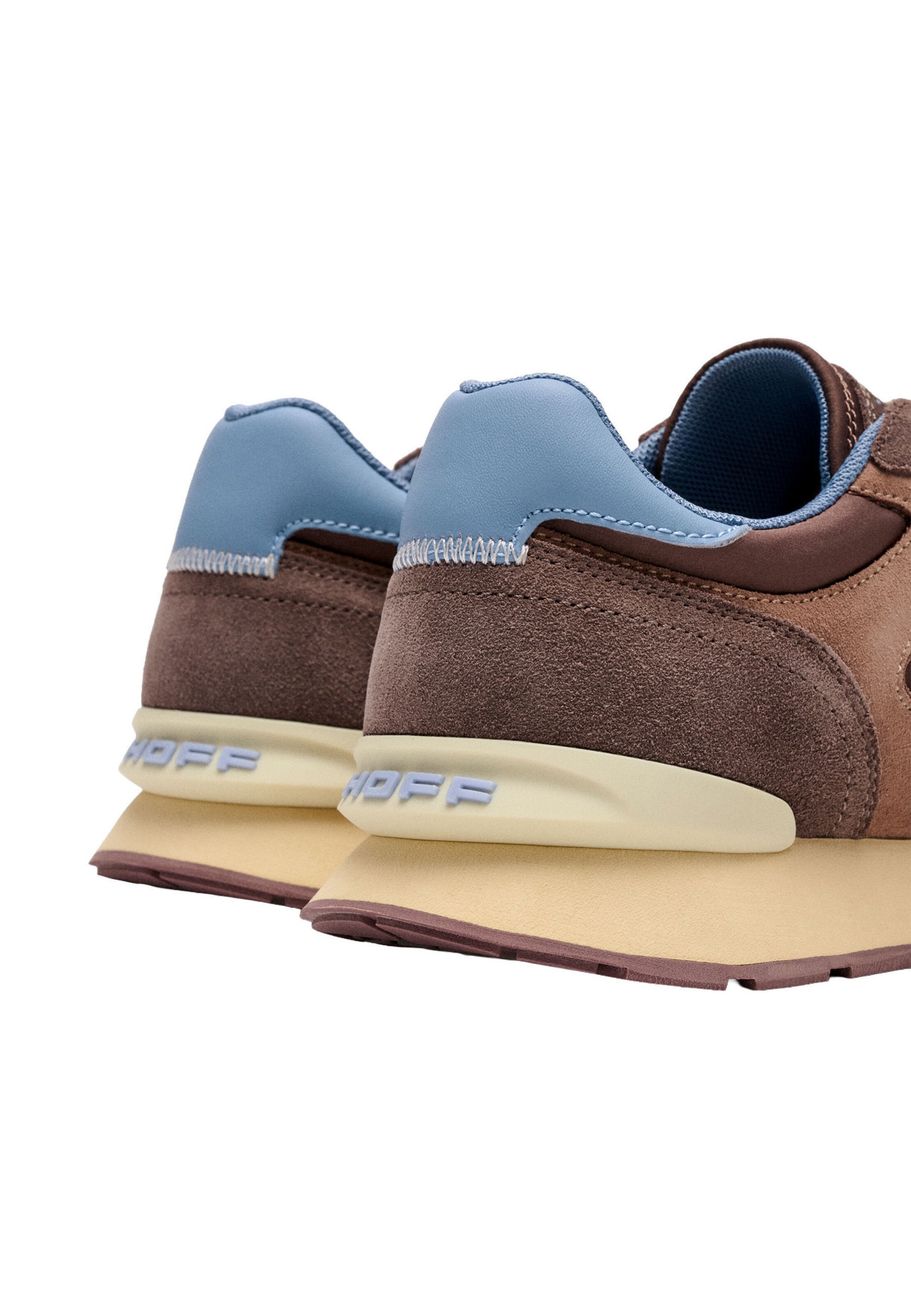 HOFF Sneakers laag 'City Retro' in Bruin