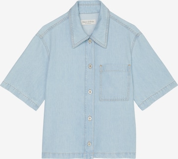 Marc O'Polo Blouse in Blauw: voorkant