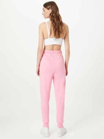 ADIDAS SPORTSWEAR Tapered Sportnadrágok 'Studio Lounge High-Waist' - rózsaszín