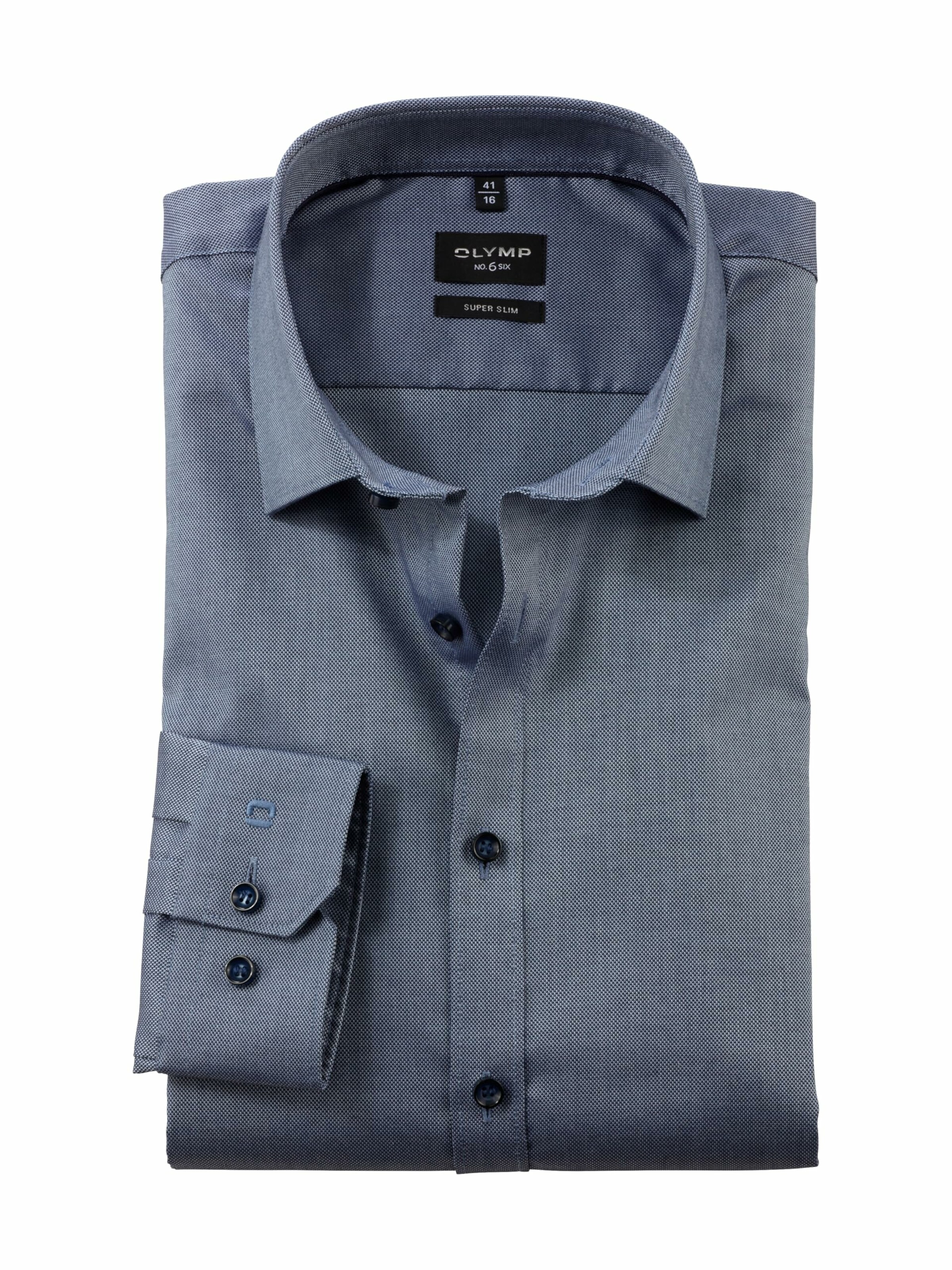 OLYMP Blouse in Grijs: voorkant