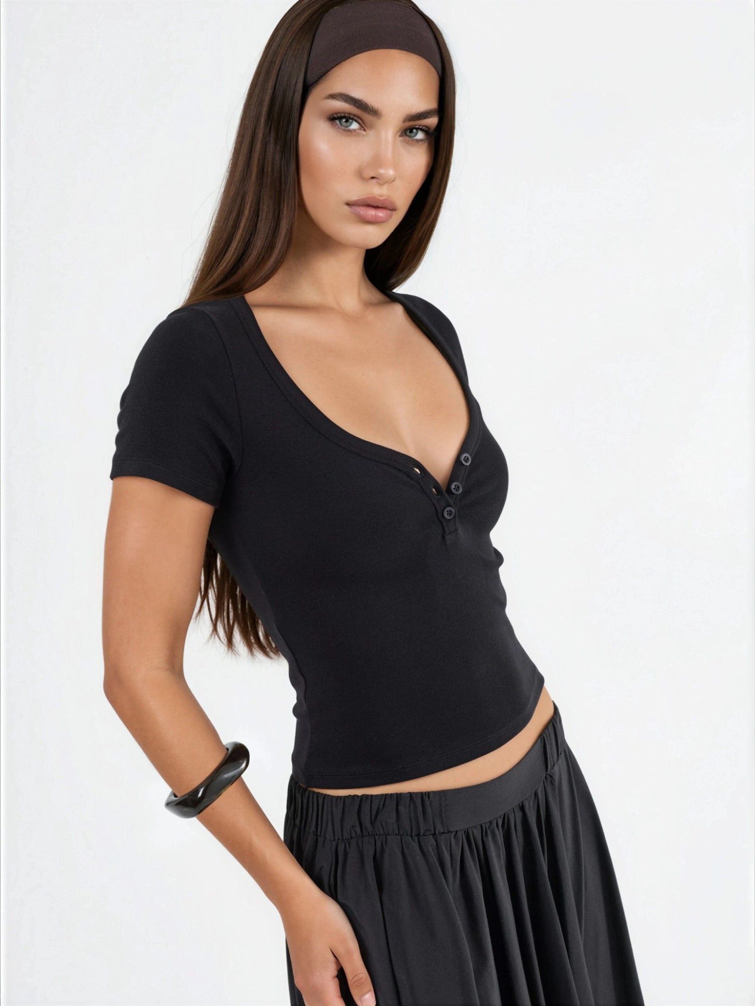 Camicia da donna di Busem in nero