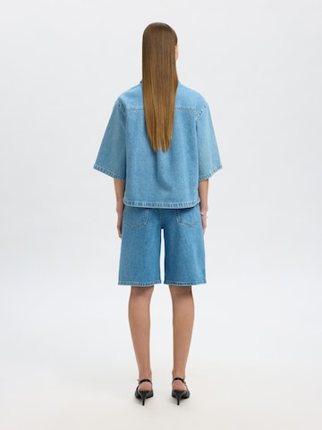 SELECTED - Blusa en azul