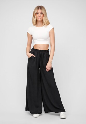 Wide Leg Pantalon Cloud5ive en noir