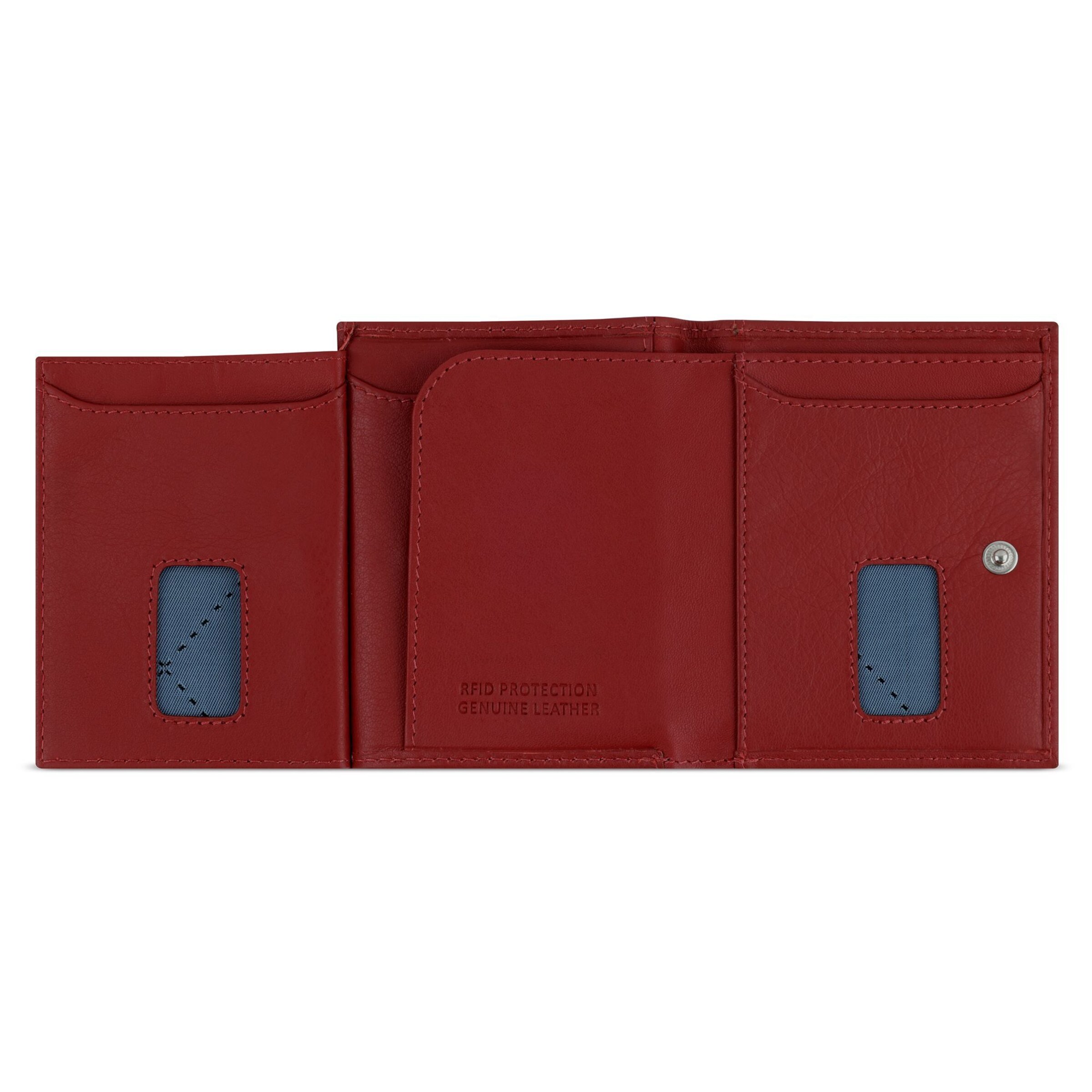 bugatti Portemonnaie 'Secure Slim' in Rot