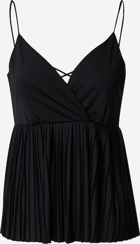 ABOUT YOU Top 'Tanisha' in Black: front