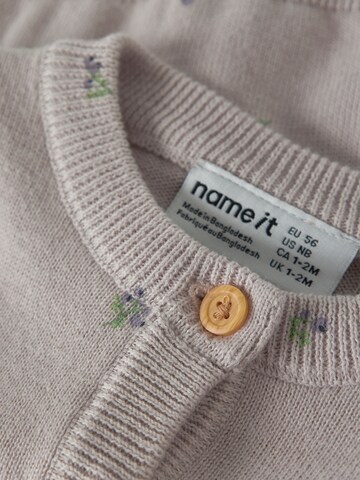 NAME IT Cardigan 'NBFBETA' i lilla