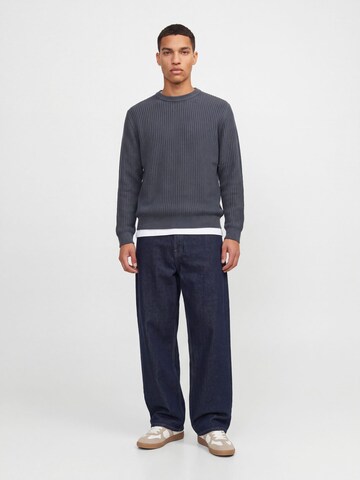 JACK & JONES Sweater 'JJSage' in Grey