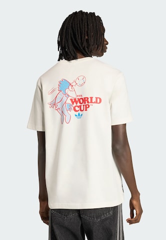 ADIDAS PERFORMANCE Funktionsshirt 'FIFA World Cup 2026 Footix Mascot' in Weiß: Vorderseite