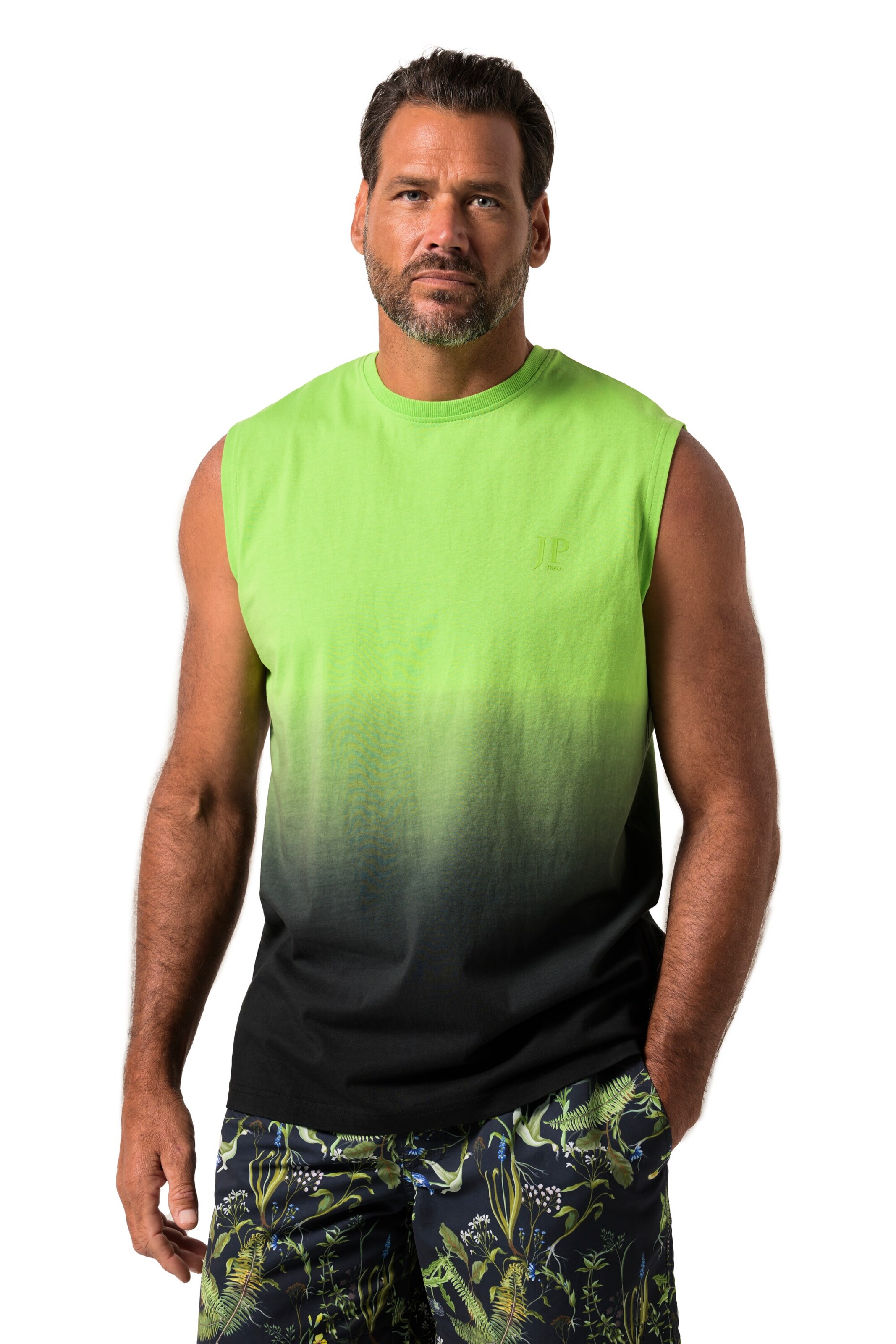 JP1880 Shirt in Grün: Vorderseite