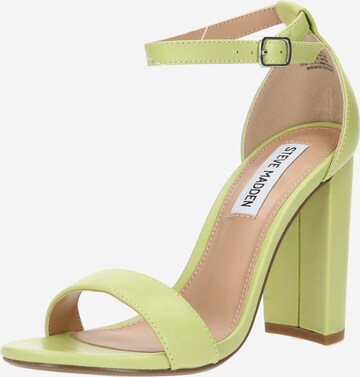 STEVE MADDEN Strap Sandals 'Carrson' in Green: front