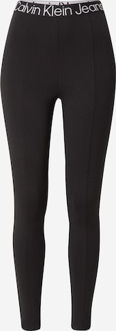 Calvin Klein Jeans Skinny Leggings in Black: front