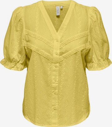 ONLY Bluse i gul: forside