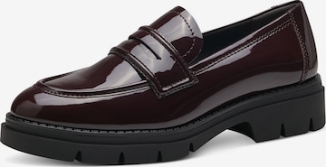 TAMARIS - Sapato Slip-on em vermelho: frente