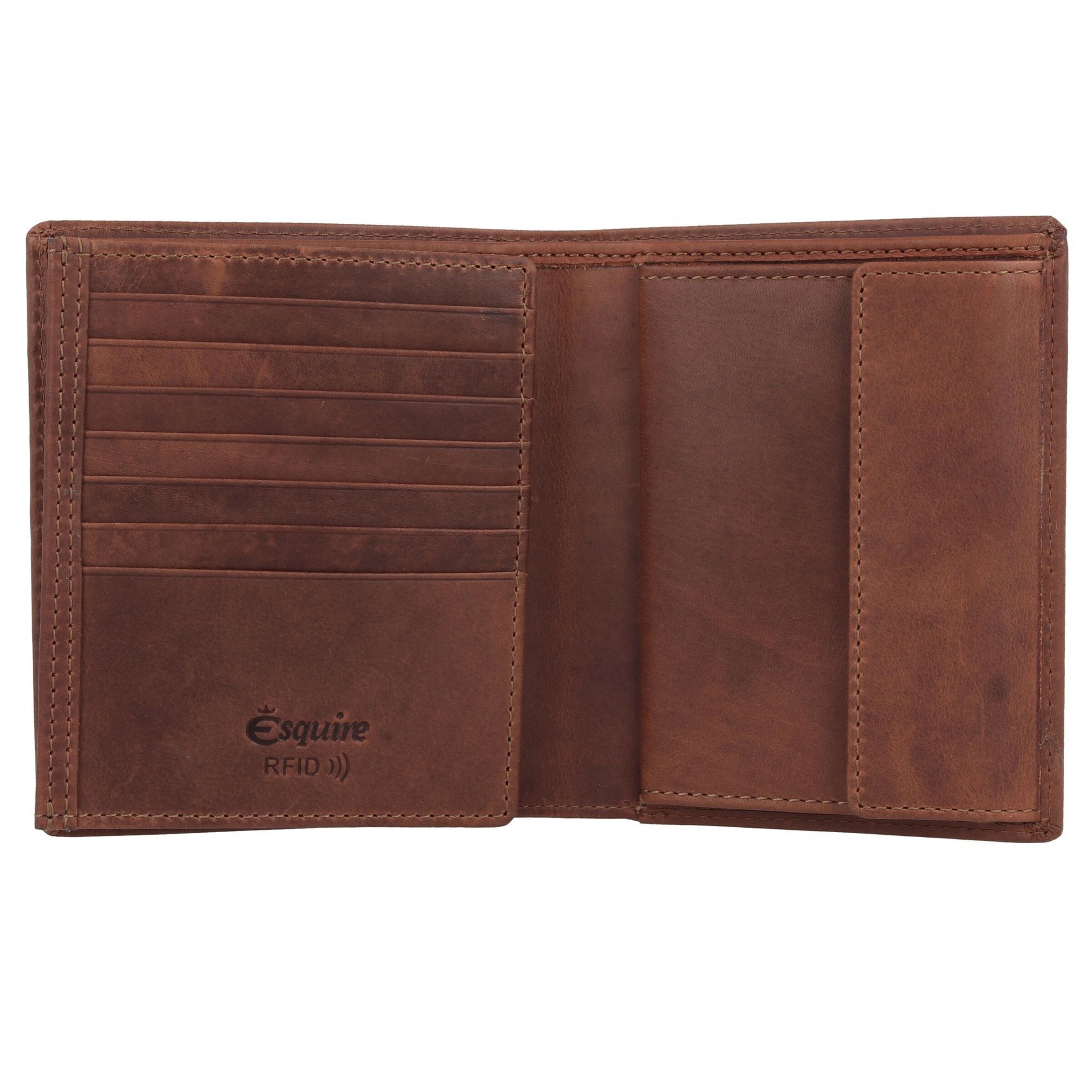 Esquire Wallet 'Dallas' in Brown