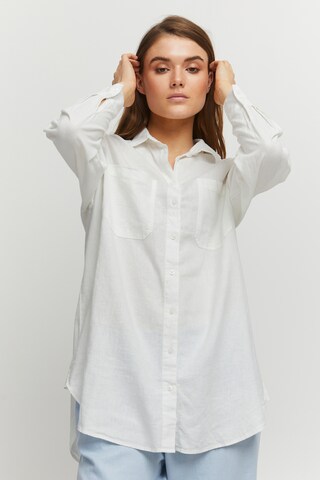 b.young Blouse 'BYFALAKKA' in Beige: voorkant