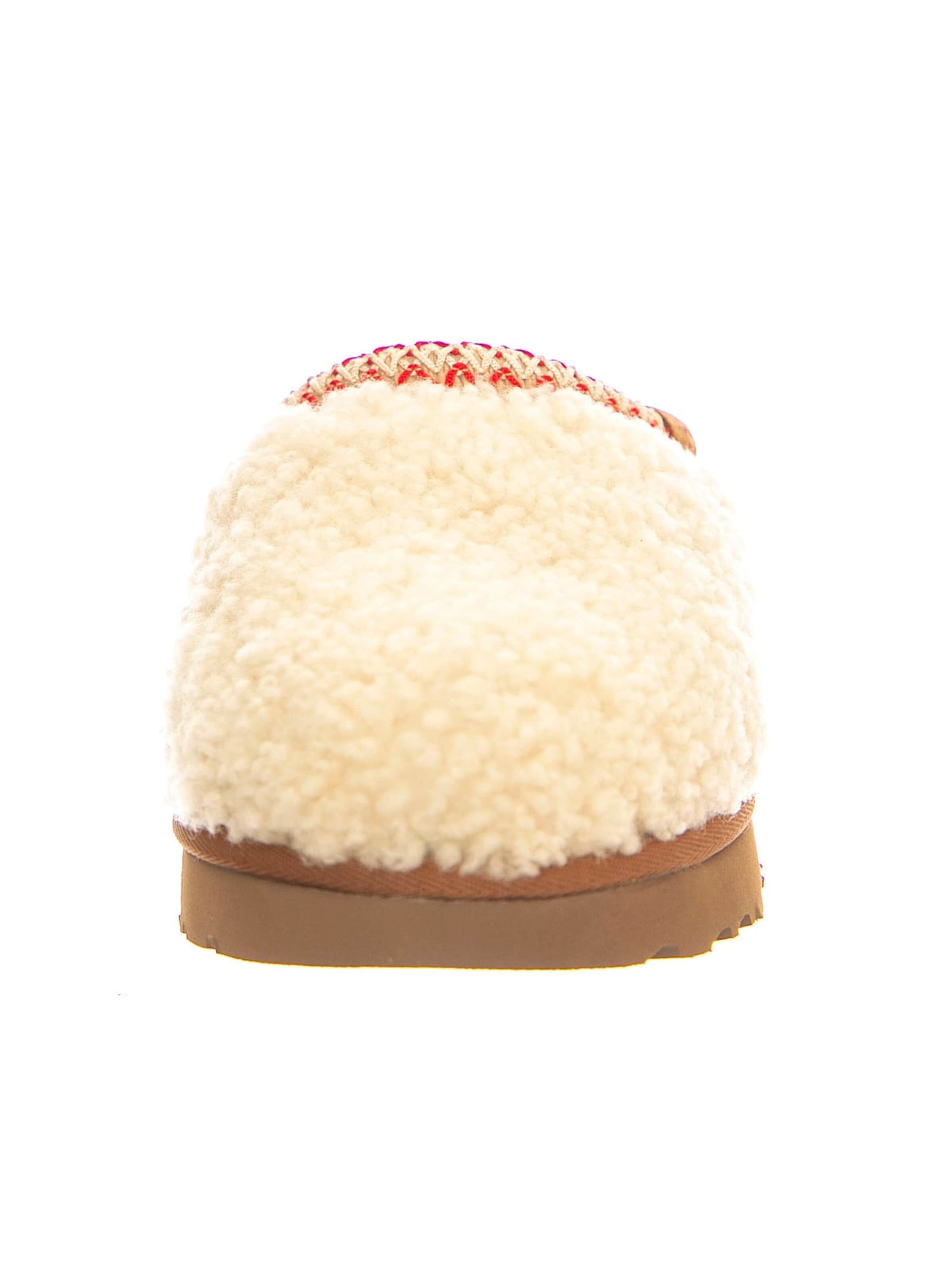 Mule 'W TASMAN MAXI CURLY NATURAL' UGG en blanc