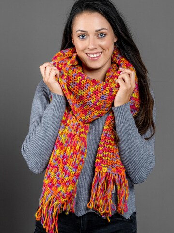 COLLEZIONE ALESSANDRO Scarf 'Becky' in Pink: front