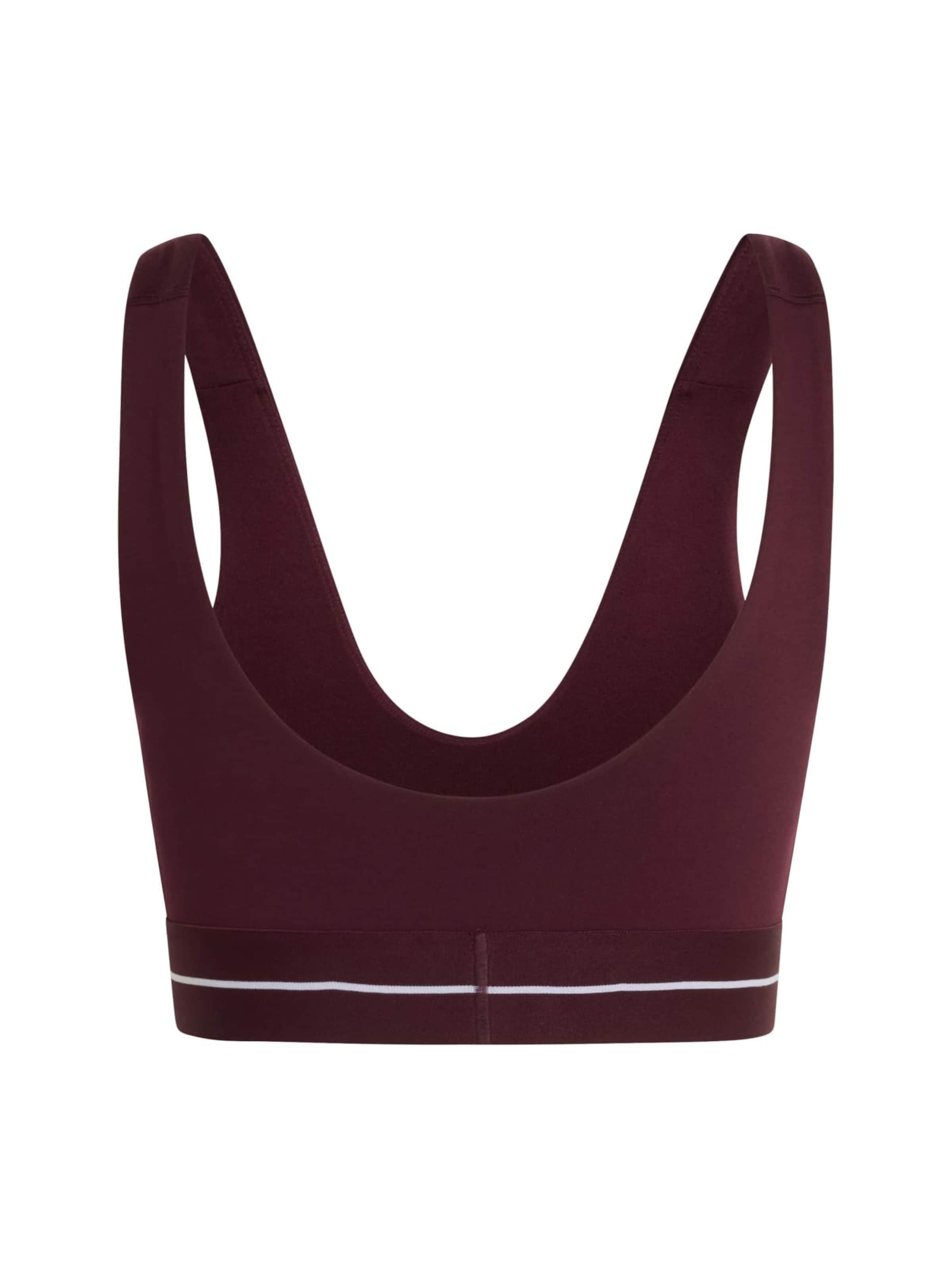 ADIDAS PERFORMANCE Bustier Športni nederček 'Hyperglam' | rjava barva: zadnja stran