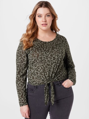 ABOUT YOU Curvy Shirt 'Maria' in Green: front