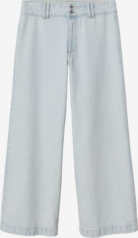 MANGO Wide Leg Jeans in Blau: Vorderseite
