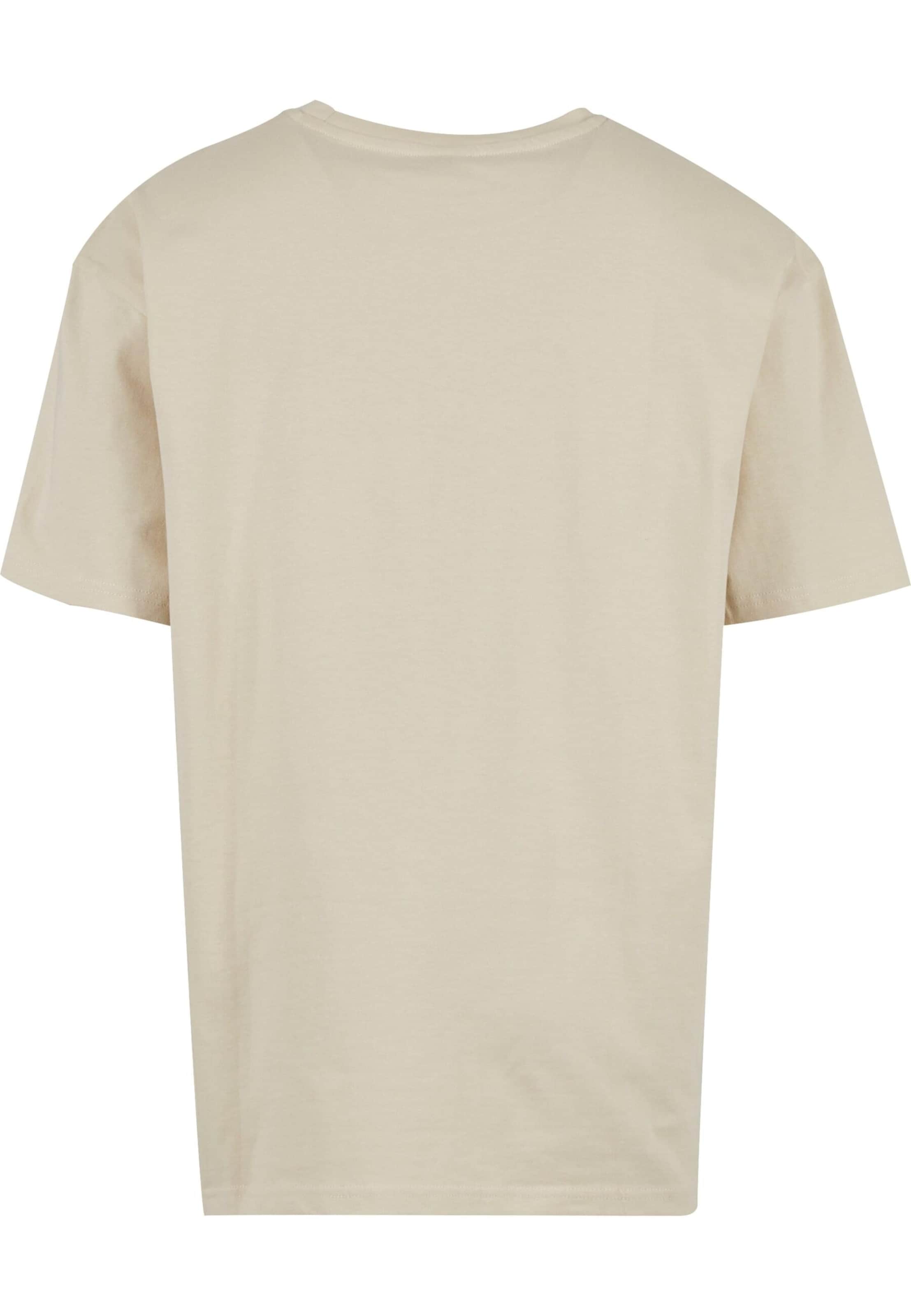 T-Shirt 'Cursive Bold' Urban Classics en beige