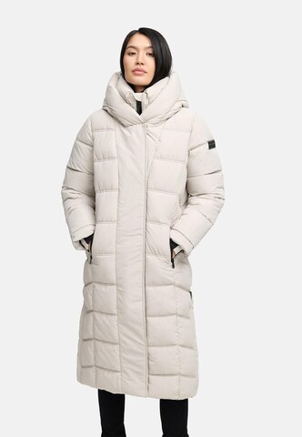 Manteau d’hiver 'Engelsfeder XIV' NAVAHOO en beige : devant