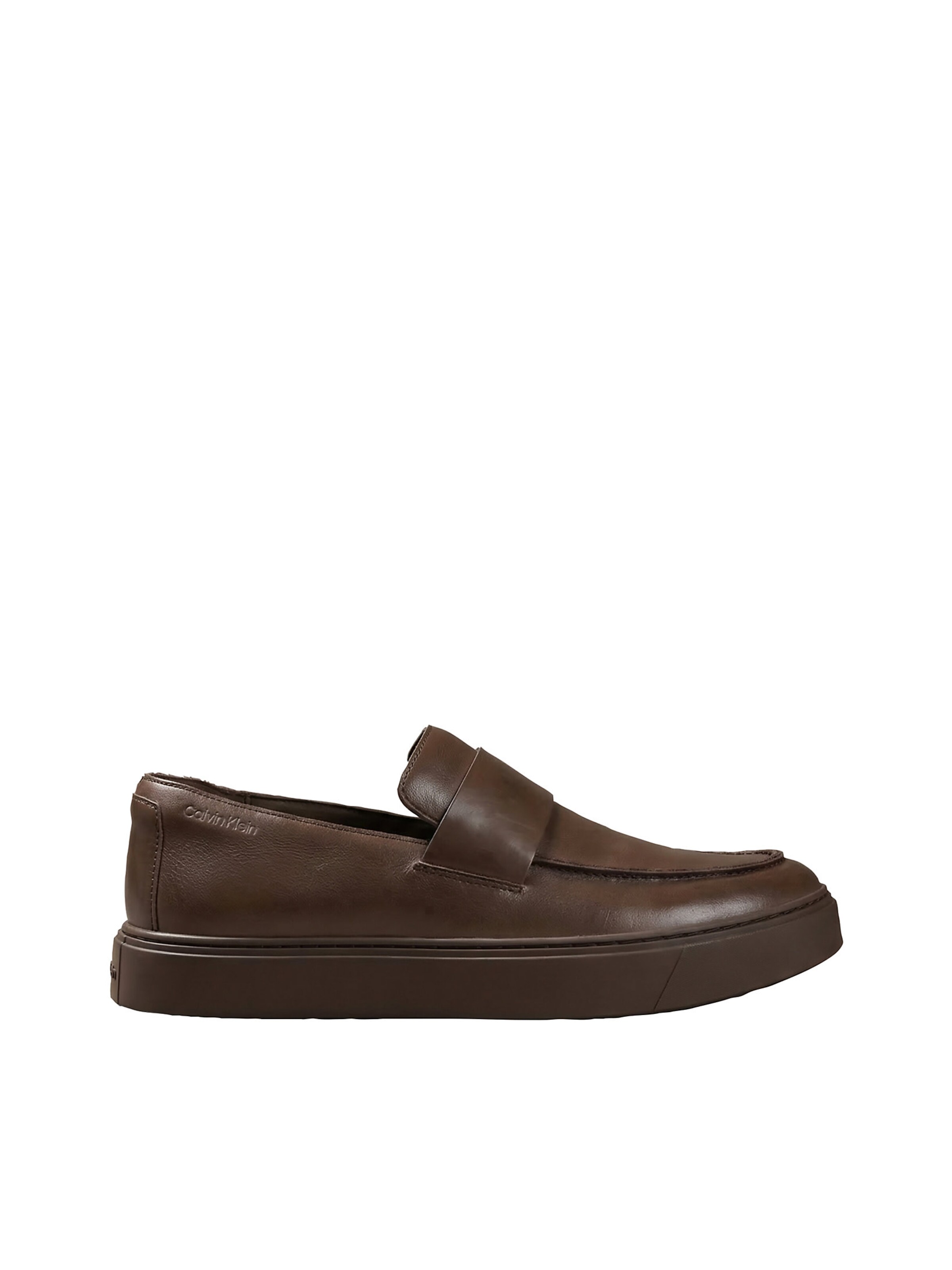 Calvin Klein Classic Flats in Brown: front