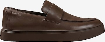 Calvin Klein Classic Flats in Brown: front