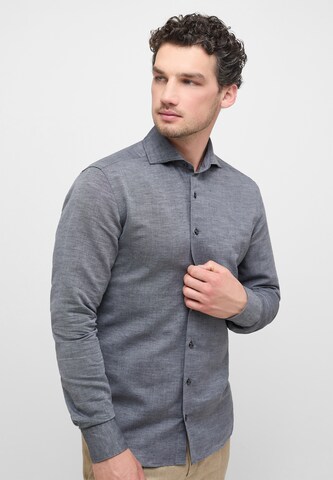 ETERNA Slim Fit Hemd in Grau: predná strana