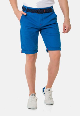 CIPO & BAXX Regular Pants in Blue: front