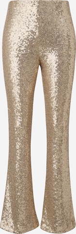 COMMA Flared Trousers in Gold: front