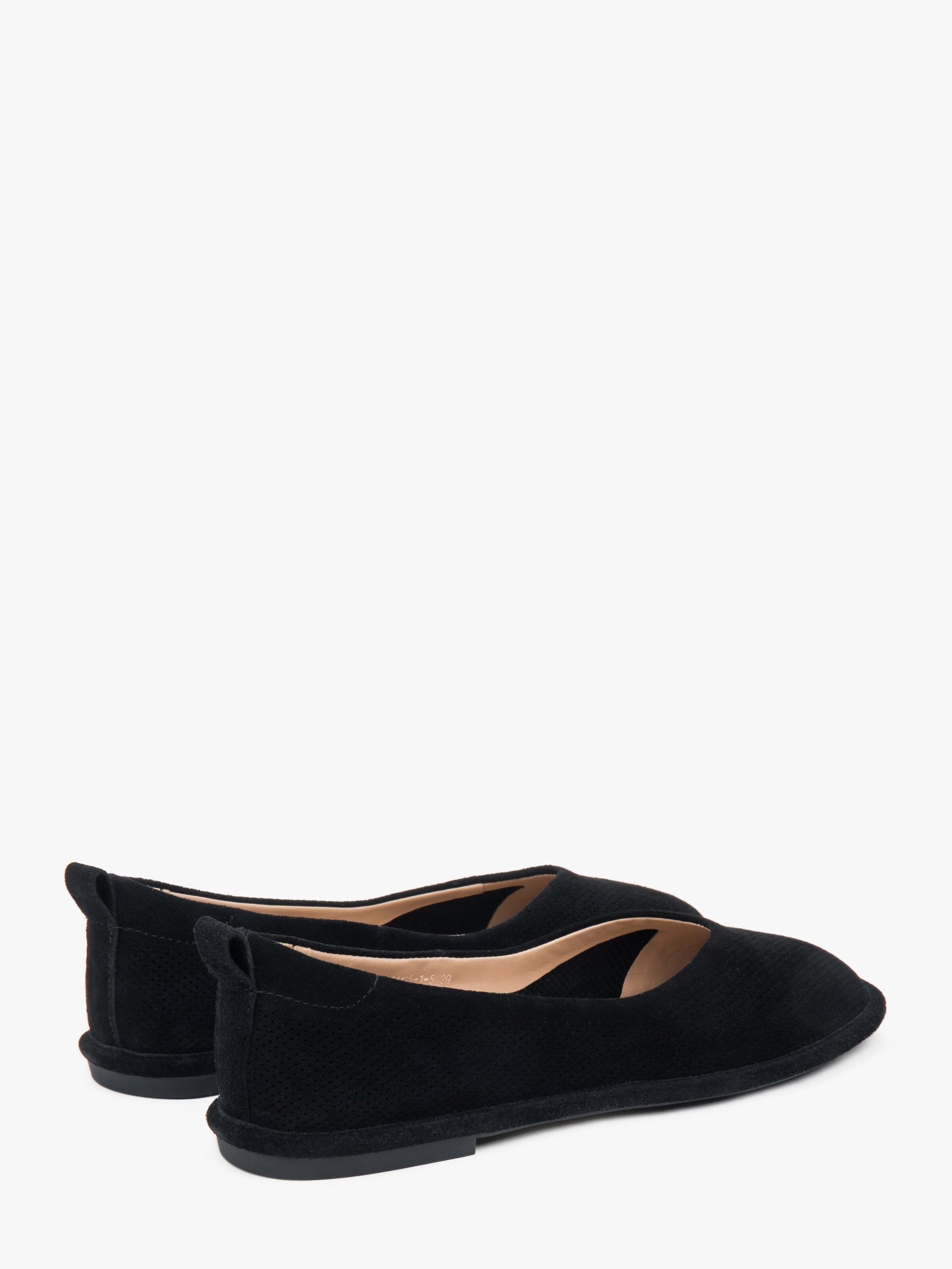 Estro Ballet Flats '202-24105-1' in Black